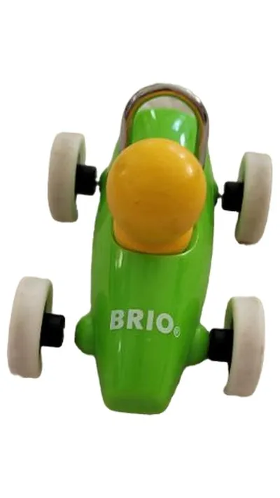 BRIO Spielzeugauto Rennwagen Grün Gelb Holzspielzeug Kinder