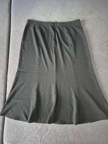 CANDA Damen A-Linienrock Schwarz Gr. 44 Business Midirock Elegant