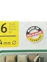 16x Filzgleiter Stuhlbeine Möbelfüße Filz Untersetzer 24mm Grau
