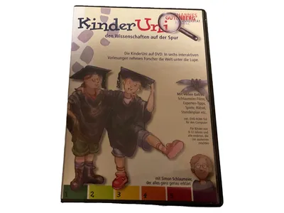 Johannes Gutenberg Uni Mainz KinderUni DVD Lernsoftware 8-12 Jahre Wissenschaft