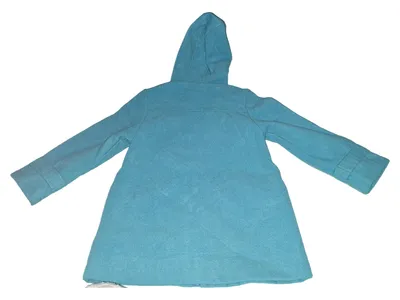 BPC Bonprix Fleecejacke Mädchen Türkis Kapuze Gr. 110
