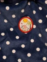 BabyGlück Elefant Greifling Stoff Kuscheltuch Gepunktet Blau 19x24 cm 2