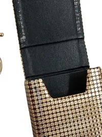 Frieda & Freddies Schlüsselanhänger Set Herz Pompon Gold Kartenetui Mehrfarbig 3