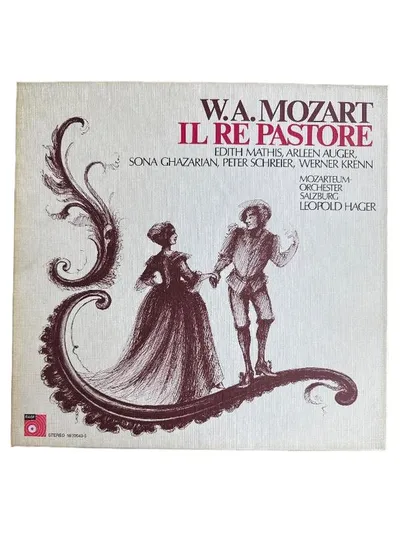 Mozart Il Re Pastore Vinyl LP BASF Mozarteum Orchester Salzburg Hager Klassik