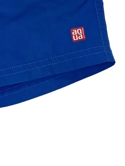 Schiesser Badeshorts Kinder Gr. 128 Blau Gestreift Jungen Polyester