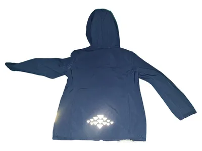 Northville Kinder Windjacke Gr. 110 Blau Kapuze Outdoor Herbst Winter Polyester