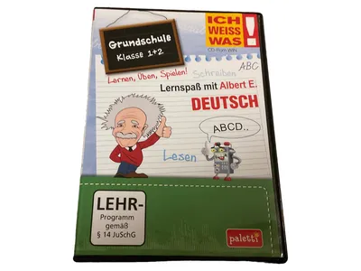 Paletti Lernsoftware Deutsch Grundschule Klasse 1+2 PC Spiel Lesen Schreiben