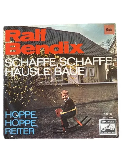 Ralf Bendix - Schaffe Schaffe Häusle Baue - Vinyl Single Electrola