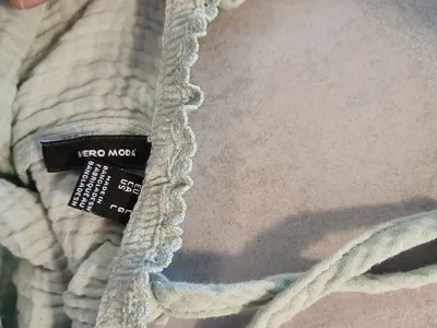 VERO MODA Damen Trägerkleid Gr. L Mintgrün Baumwolle Maxikleid