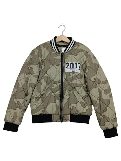 LMTD Steppjacke Kinder Gr. 140 Camouflage Bomberjacke Grün