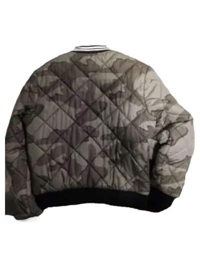LMTD Steppjacke Kinder Gr. 140 Camouflage Bomberjacke Grün