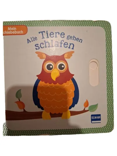 Ullmann Medien Alle Tiere gehen schlafen Schiebebuch Baby Buch ab 12 Monate