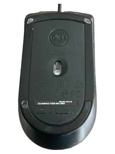 Dell MS116p USB Maus kabelgebunden optisch schwarz Computer Mouse