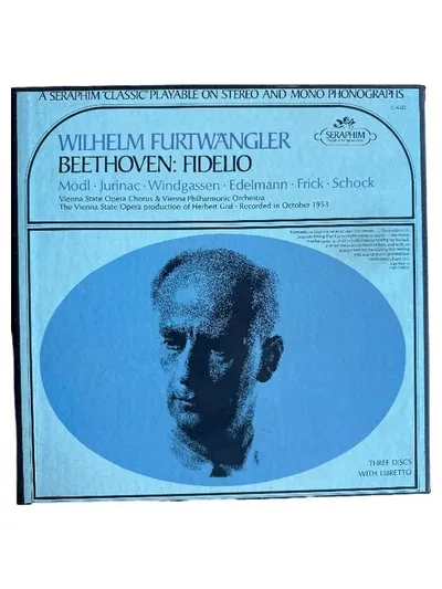 Seraphim Beethoven Fidelio Wilhelm Furtwängler 3LP Vinyl Klassik Box