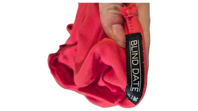 Blind Date Damen Sommerkleid Rot Gr. 38 M Basic Kurzarm V-Ausschnitt