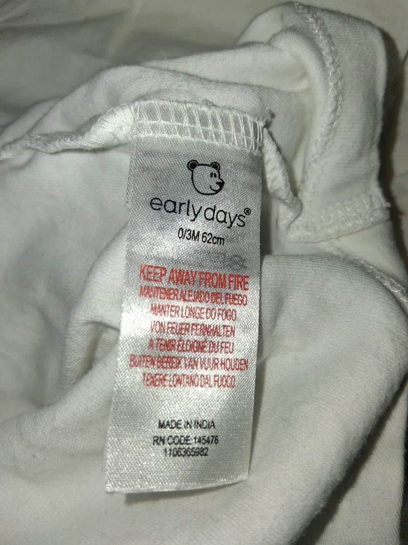 Early Days Baby Body Mädchen Gr. 62 Weiß I really Love cuddles 2