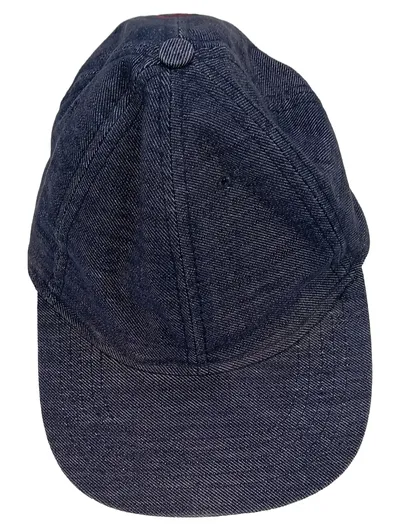 Bogner Jeans Cap Basecap Herren Blau Uni Baumwolle Polyester Gr. UNI