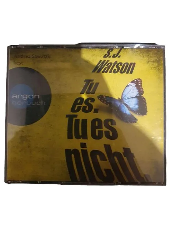 S.J. Watson Tu es. Tu es nicht. Hörbuch CD Andrea Sawatzki Psychothriller 1