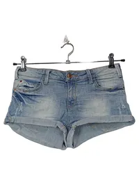 DENIM LIFE Damen Jeans Shorts Blau Gr. W26/34/XS Casual Baumwolle 3