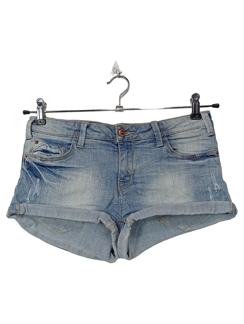 DENIM LIFE Damen Jeans Shorts Blau Gr. W26/34/XS Casual Baumwolle 3