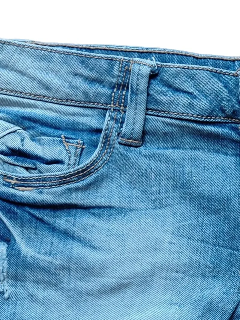 DENIM LIFE Damen Jeans Shorts Blau Gr. W26/34/XS Casual Baumwolle 5