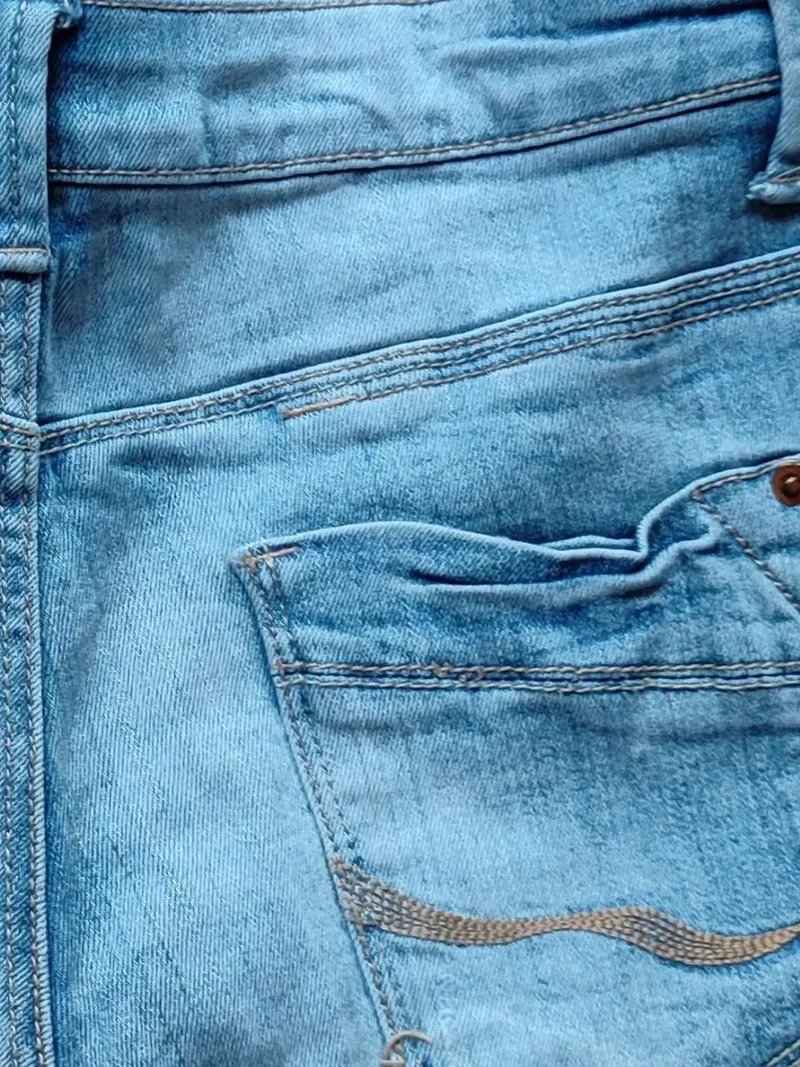 DENIM LIFE Damen Jeans Shorts Blau Gr. W26/34/XS Casual Baumwolle 6