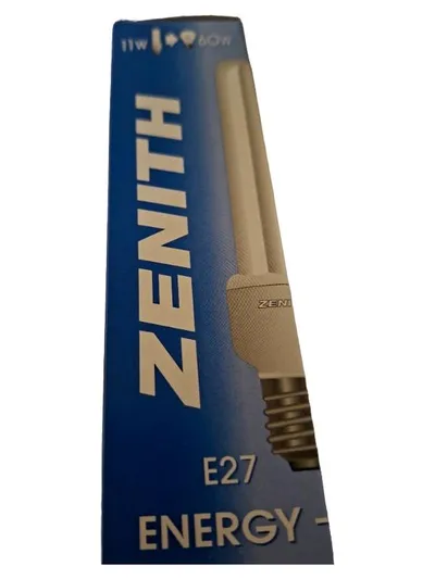 Zenith Energy E27 11W Energiesparlampe Weiß ersetzt 60W
