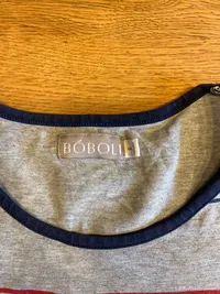 Bóboli Sommerkleid Mädchen Baumwolle Gr. 116 Grau Rüschen Applikation 5