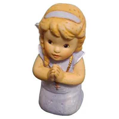 Goebel Porzellan Engel Figur Mädchen betend Dekofigur 6 cm