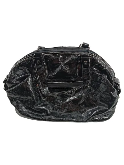 David Jones Damen Henkeltasche Leder Schwarz Mittel Elegant Alltag