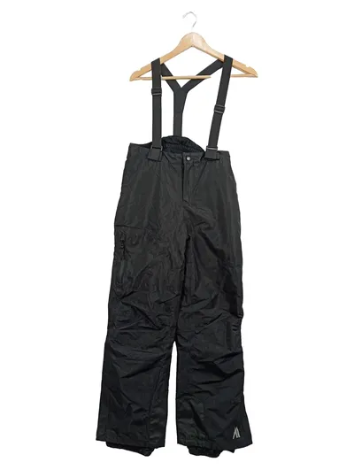 CRIVIT Kinder Skihose Schneehose Schwarz Gr. 158/164 mit Hosenträgern