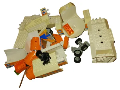 LEGO Jack Stone Flugzeug 4619 Spielzeug Teile weiß ab 4 Jahre Kunststoff