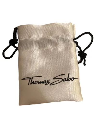 Thomas Sabo Charm Anhänger Schneeflocke 925 Silber Karabiner Winter