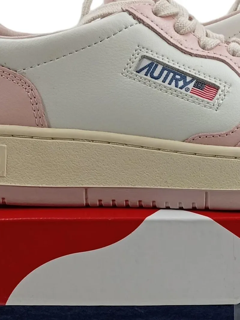 AUTRY Medalist Sneaker Low Damen Leder Rosa Gr. 38 Retro Freizeit 3