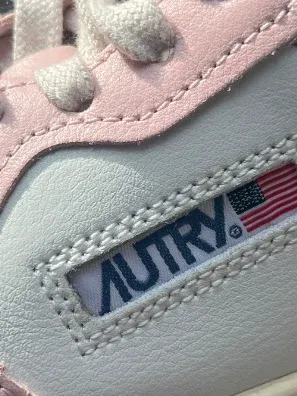 AUTRY Medalist Sneaker Low Damen Leder Rosa Gr. 38 Retro Freizeit 4