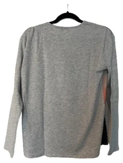 Betty & Co Damen Langarmshirt Gr. 38 Grau Abstrakt Modern