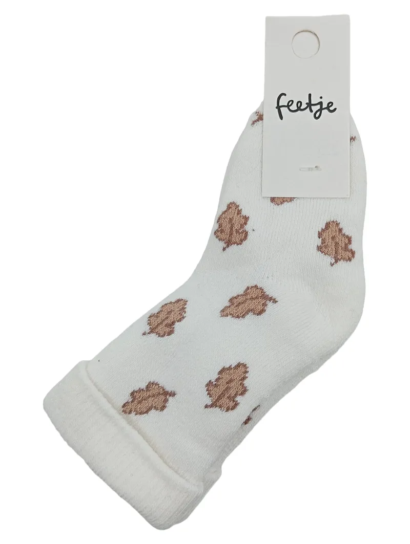 Feetje Baby Strümpfe Blumenmuster Weiß Größe 19 Baumwolle 1