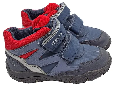 Geox Amphibiox Kinder Outdoorschuhe Gr. 25 Blau Klettverschluss Synthetik