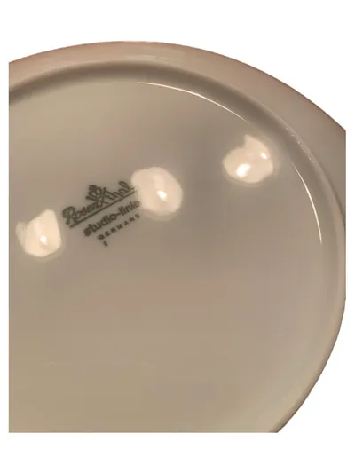 Rosenthal Studio-Linie Essteller Porzellan Weiß 19 cm Germany