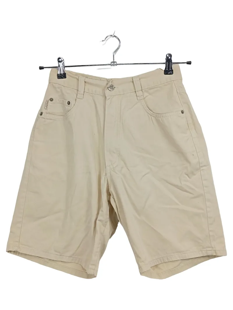 ANGELS Damen Shorts Bermuda Beige Gr. 38 W28 Baumwolle Casual 1