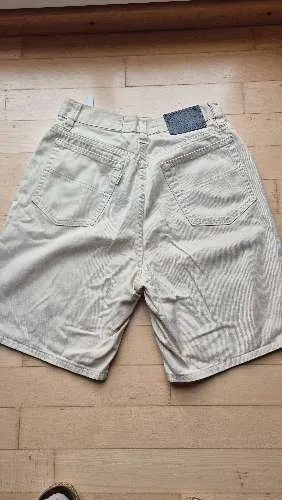 ANGELS Damen Shorts Bermuda Beige Gr. 38 W28 Baumwolle Casual 2