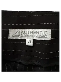AUTHENTIC CLOTHING COMPANY Anzughose Damen Gr. 36 Nadelstreifen Schwarz Business 5