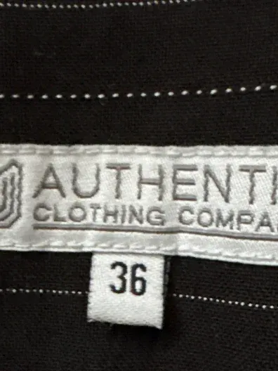 AUTHENTIC CLOTHING COMPANY Anzughose Damen Gr. 36 Nadelstreifen Schwarz Business 6
