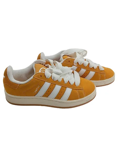 Adidas Campus Sneaker Low Damen Gr. 36 Orange Wildleder Retro