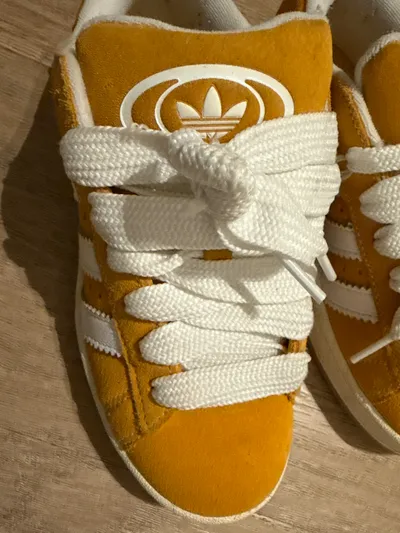 Adidas Campus Sneaker Low Damen Gr. 36 Orange Wildleder Retro