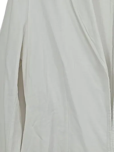 Dixie Damen Strickjacke Cardigan Baumwolle Asymmetrisch Weiß Gr. L