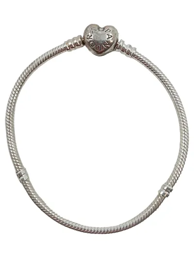 Pandora Moments Herz Schlangenkette Armband 19 cm Damen Silber 925