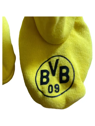 Borussia Dortmund BVB 09 Krabbelschuhe Baby Kinder Gr. 16 Gelb Baumwolle