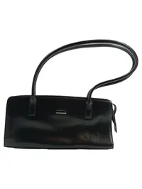 Disser Damen Henkeltasche Schwarz Leder Klassisch Handtasche Business 1