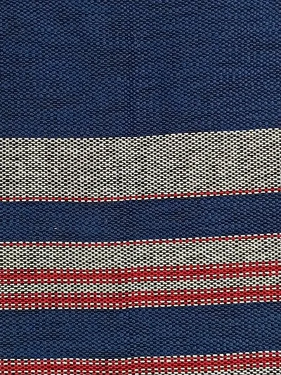 BOSS Damen Bleistiftrock Gr. 36/S Blau Gestreift Baumwolle